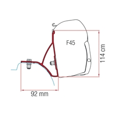 F45-brakett for Trafic, Vivaro, Primastar og Talento